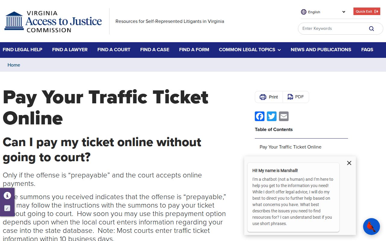 Portsmouth traffic warrant ticket lookup using the exact summons name